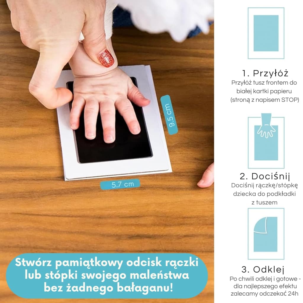 Maluszkowy Ślad - pamiątka pierwszego dotyku (wyjątkowy prezent)